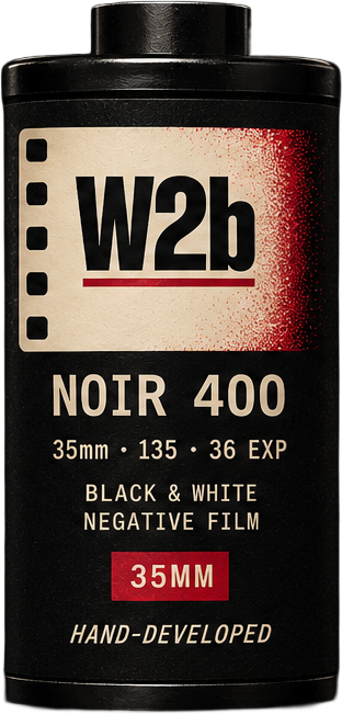 W2b Noir 400 — 35mm black & white film